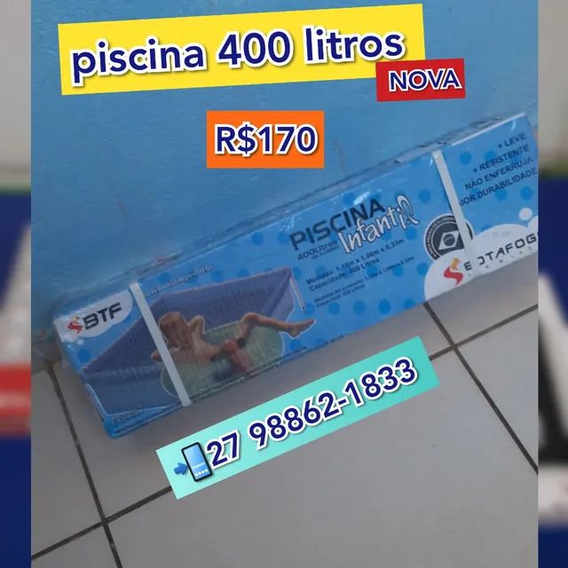 piscina 400 litros 