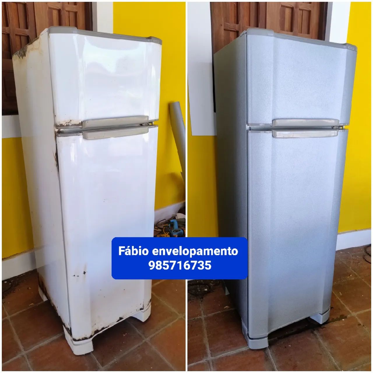 Geladeira com ferrugem? Envelopamento é a solução  - Foto 4
