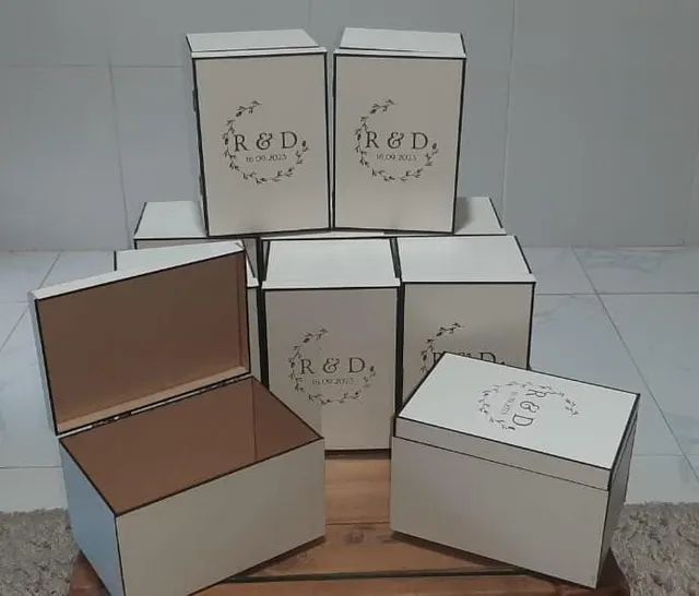 Caixas personalizadas em mdf com corte a laser - Foto 2