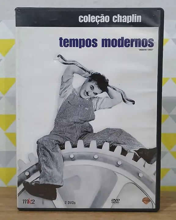DVD coleção chaplin tempos modernos 