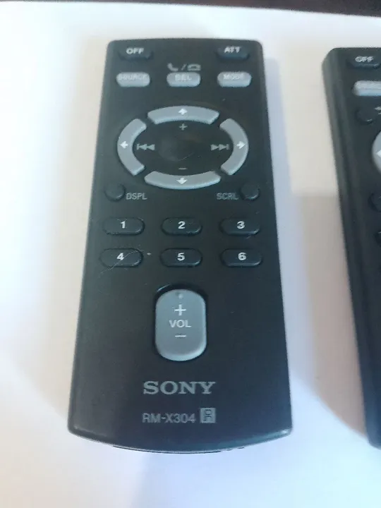 Controle remoto dvd cd Sony. Rm-x304