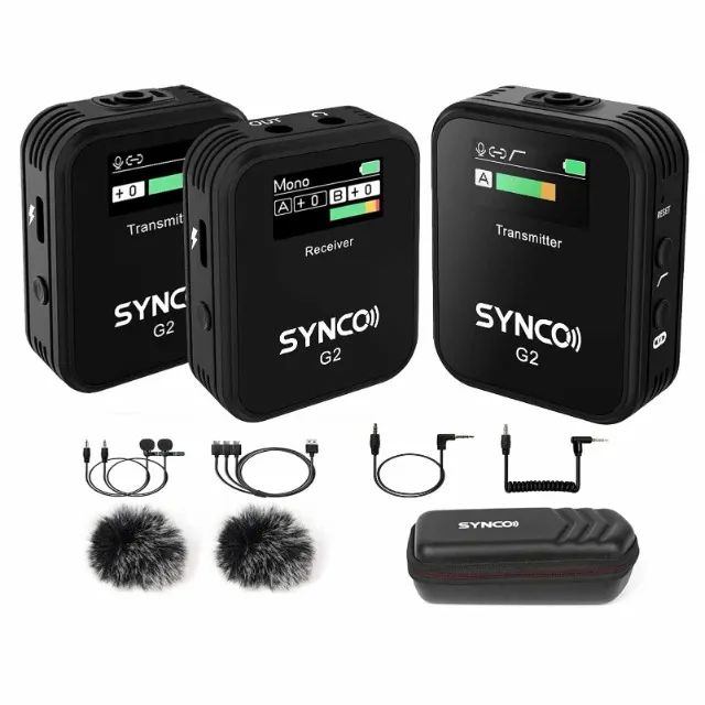 Synco G2 A2 Microfones de lapela Omnidirecional Profissional - Foto 4