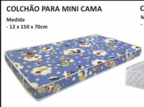 COLCHÃO PARA MINI CAMA R$ 180,00 - Foto 4