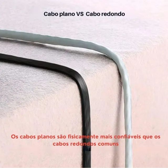 Cabo de Rede Gamer Cat8 40Gbps 2000MHz RJ45, 20m - Preto - Foto 6