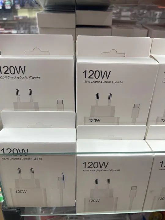 Carregador celular Turbo 120W tipo C  - Foto 2