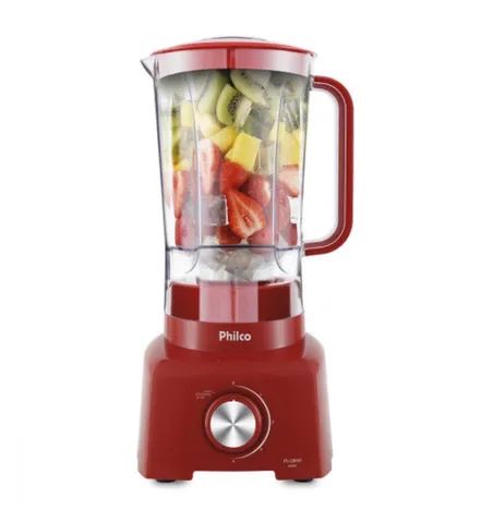 Liquidificador Philco PLQ800V 4 Velocidades 900w - 220v - Vermelho  - Foto 5