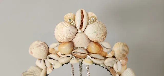 Tiara de Carnaval (Conchas Naturais) - Foto 3