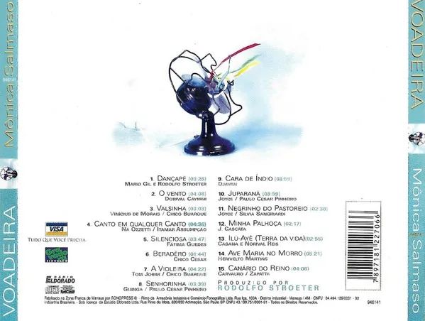 Monica Salmaso - Voadeira (Formato Cd Original ' Raro ) - Foto 2