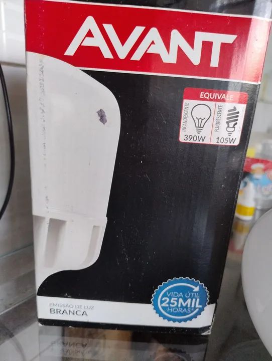 Lâmpada LED Bulbo Alta Potência 75W Bivolt 6500K Avant - 5625 Lumens - Foto 2