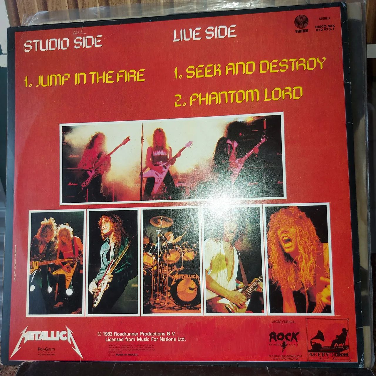 LP Metallica - Jump In The Fire, 1° nacional impecável! - Foto 5