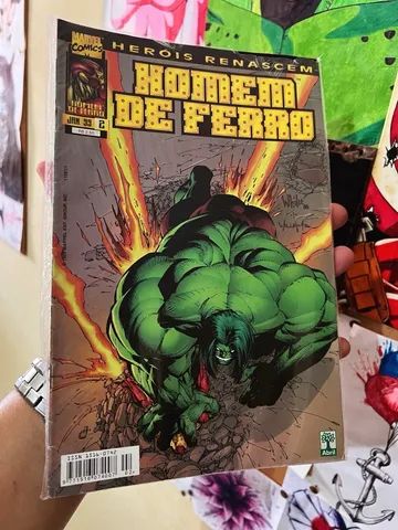 Homem de ferro heróis renascem completa em 12 edições em ótimo estado - Foto 5