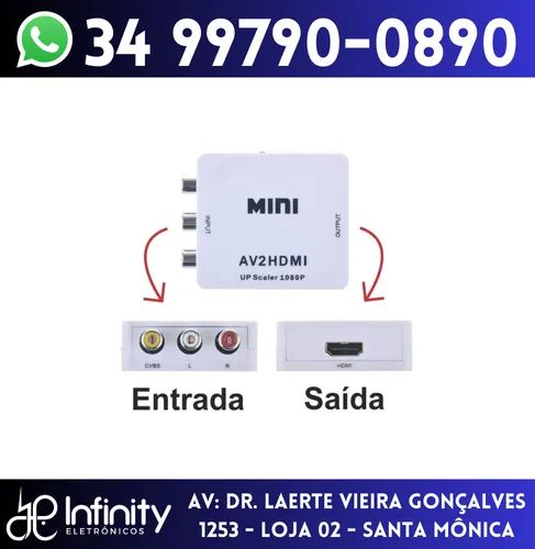 Conversor Av Rca para HDMI