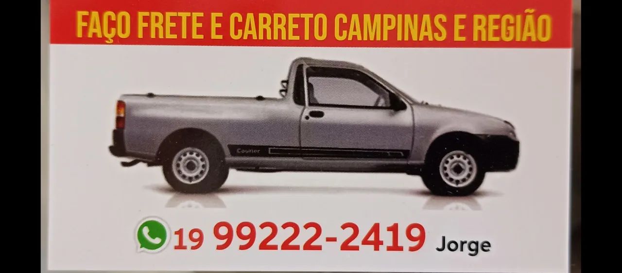 Faço frete e carreto 