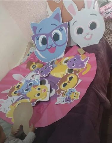 Decoracao bolo fofos 