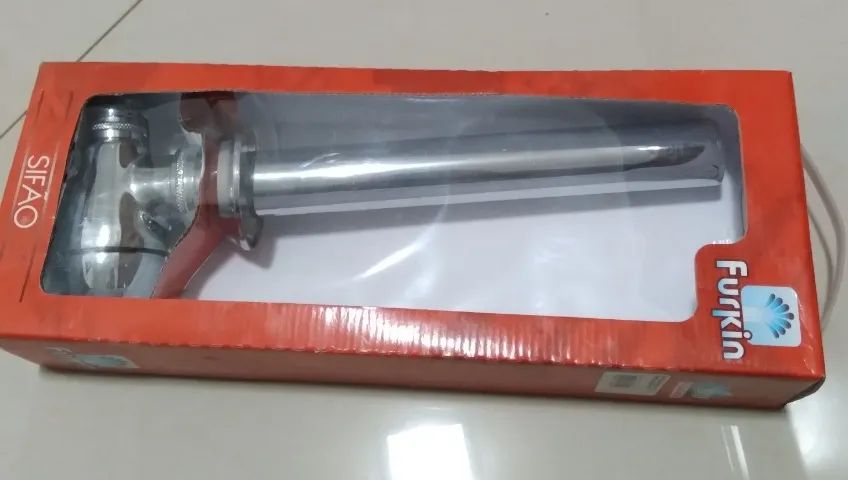 Sifão de metal para lavatório Furkin.Novo