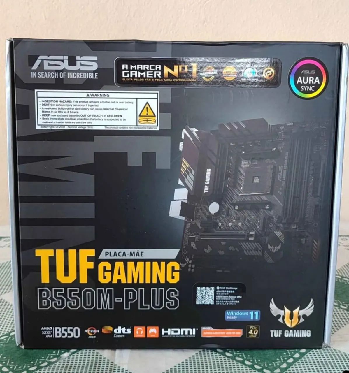 Placa mãe b550m Tuf Gaming AM4 Nova (Castanhal)  - Foto 2