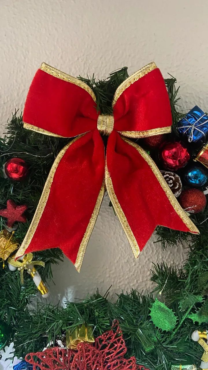 Guirlanda de Natal com pisca pisca de led