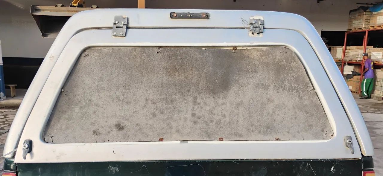 Capota para Pickup - Prata - Está em uma S10 97 cabine simples  - Foto 2