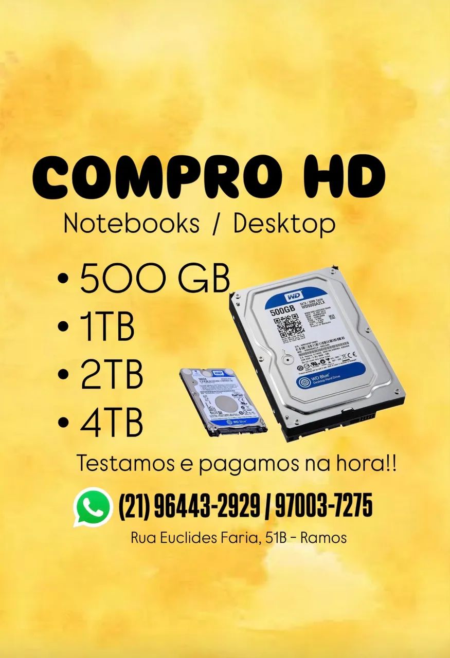 Hds 500GB 1TB 2TB 3TB 4TB