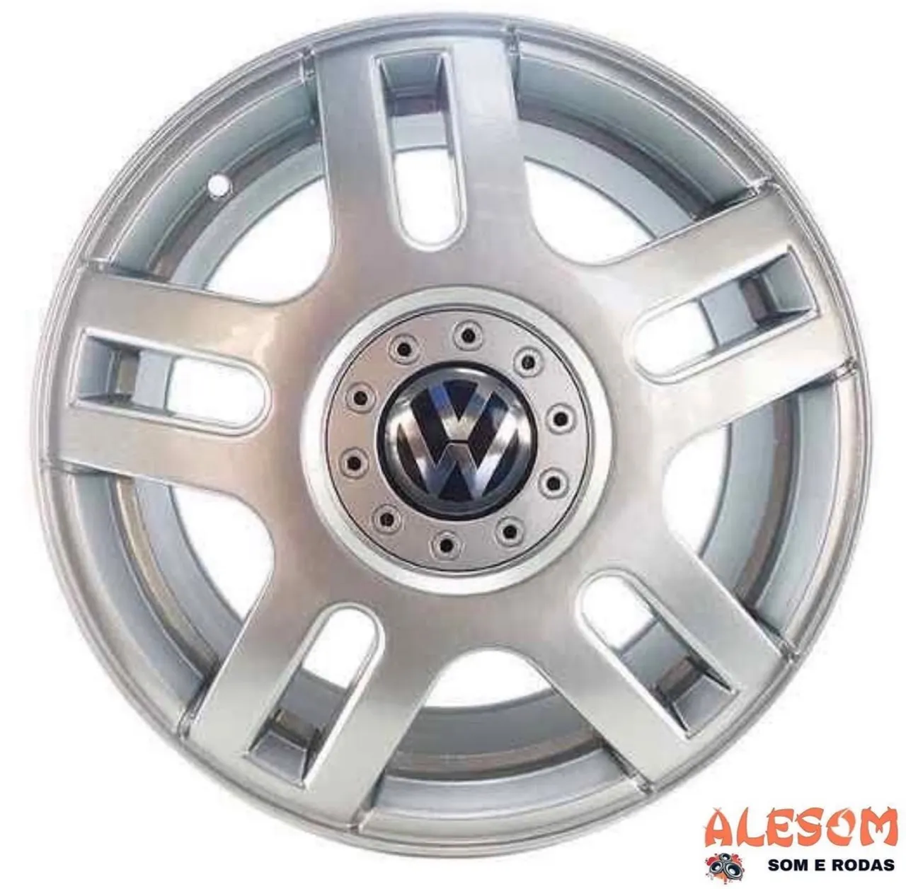 Jogo de Rodas Vw Passat Vr6 aro 17 furação 4x100 Novas Pratas