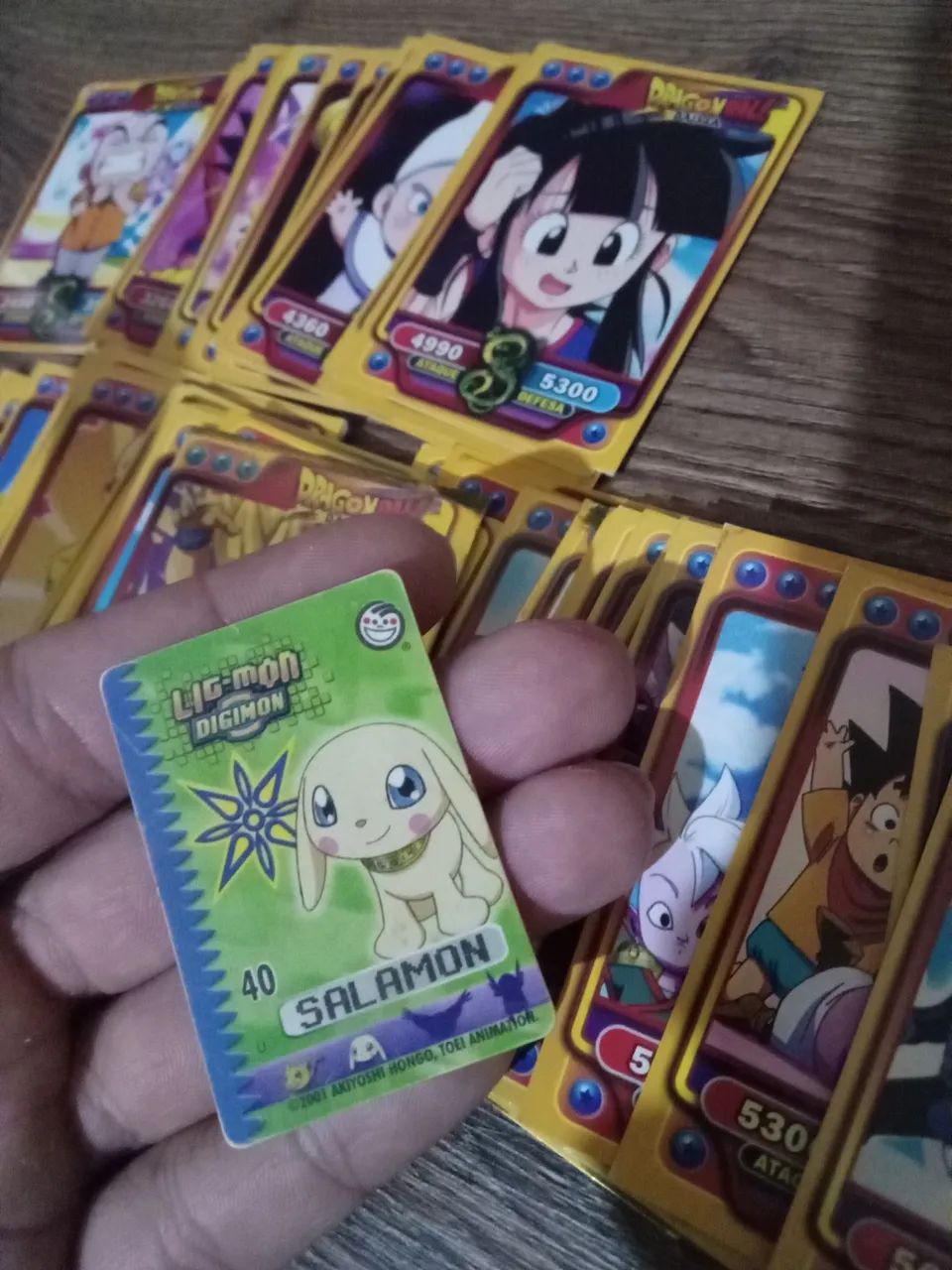 Cinquenta e oito (58) mini Cartas Dragon Ball Z e Daima.  - Foto 2