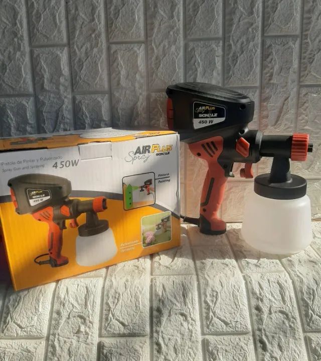 Pulverizadora Air Plus Spray 450W - Ideal para Diversos Tipos de Pintura - Foto 4
