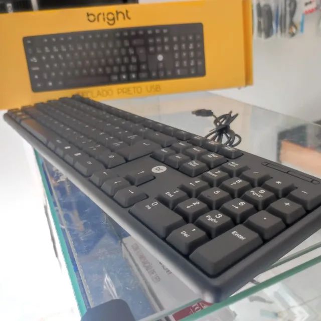Teclados Básicos para PC - Novos - Foto 4