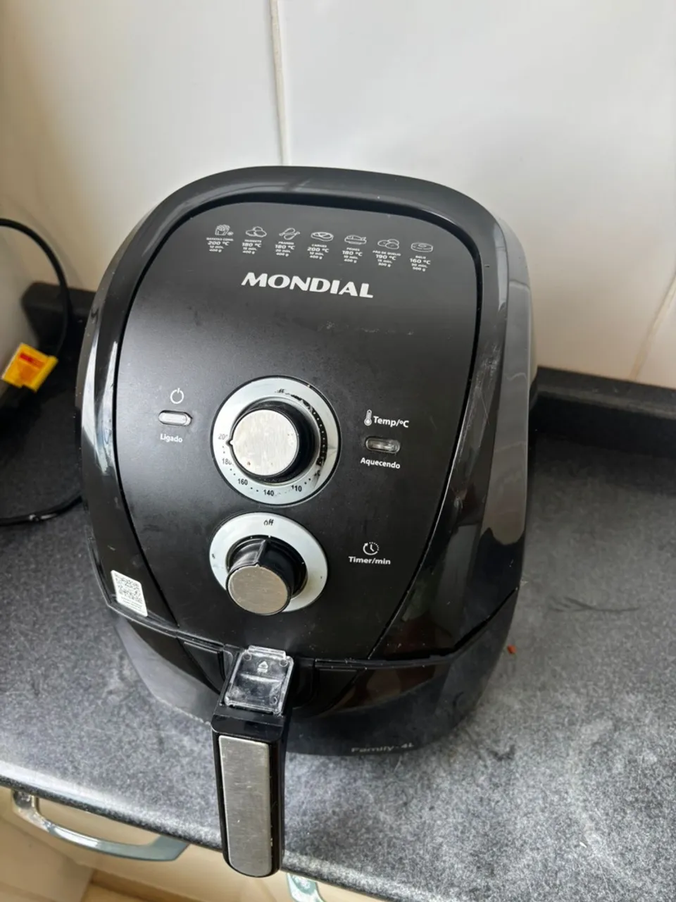 Fritadeira Elétrica Air Fryer Mondial Family 4L
