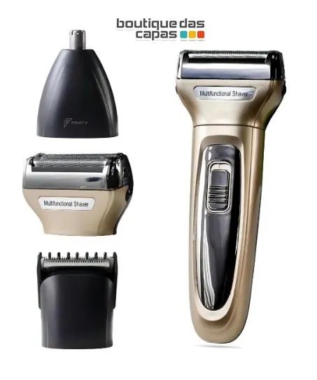 Barbeador Elétrico Recarregável 3 em 1 OIH-5151 BARBA CABELO NARIZ