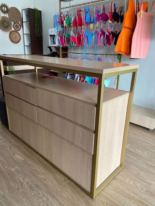 Armário de MDF e metalon com 8 Gavetas R$1700 - Foto 2