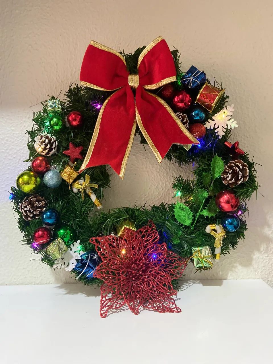 Guirlanda de Natal com pisca pisca de led - Foto 6