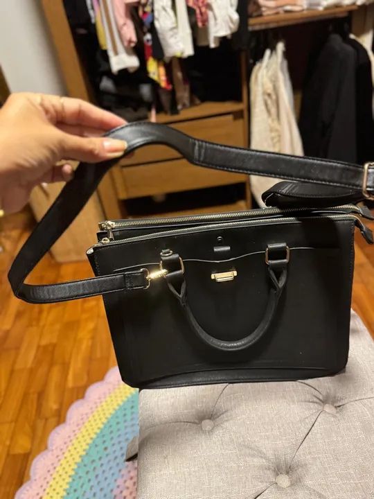 Pasta Feminina Preta - Foto 6