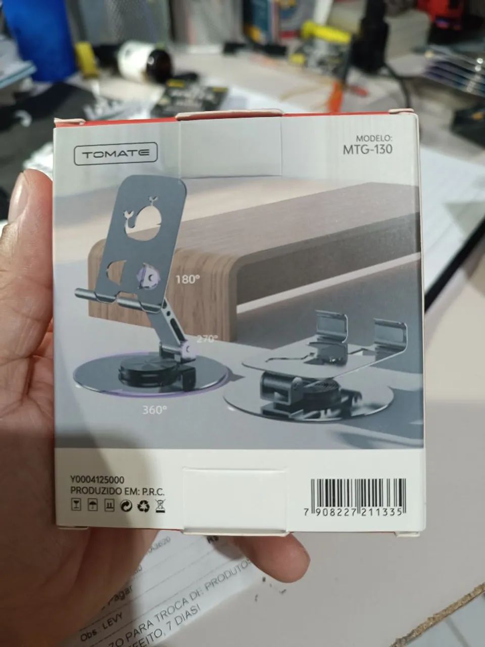 Suporte para Celular Dobrável Multifunções Tomate MTG-130 - Foto 2