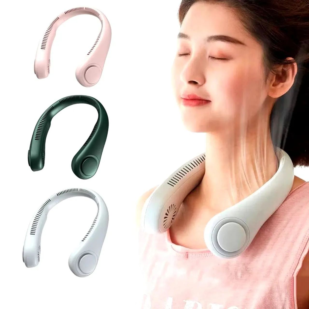 Já ouviu falar de Ventilador de pescoço portátil ultra silencioso com 5 Velocidades