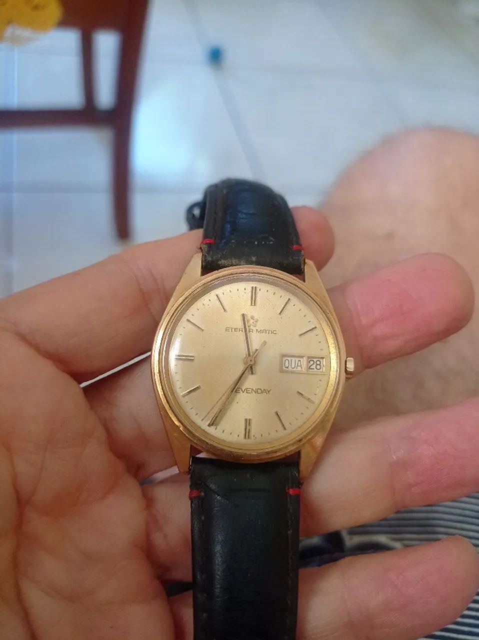 ETERNA MATIC SEVENDAY relógio automático perfeito estado original estiloso