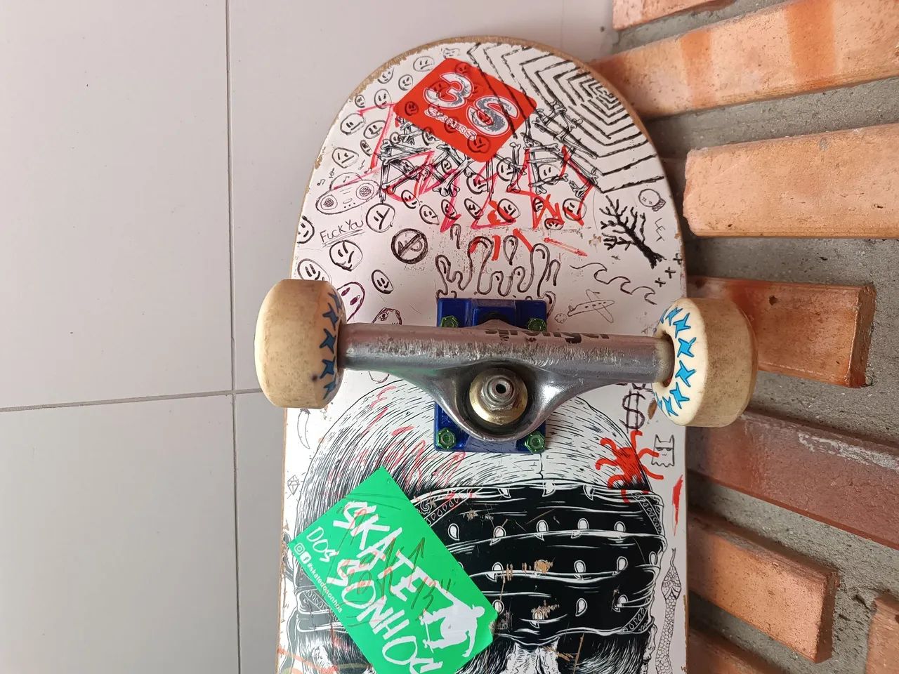 Skate Completo - Semi Novo - Foto 4