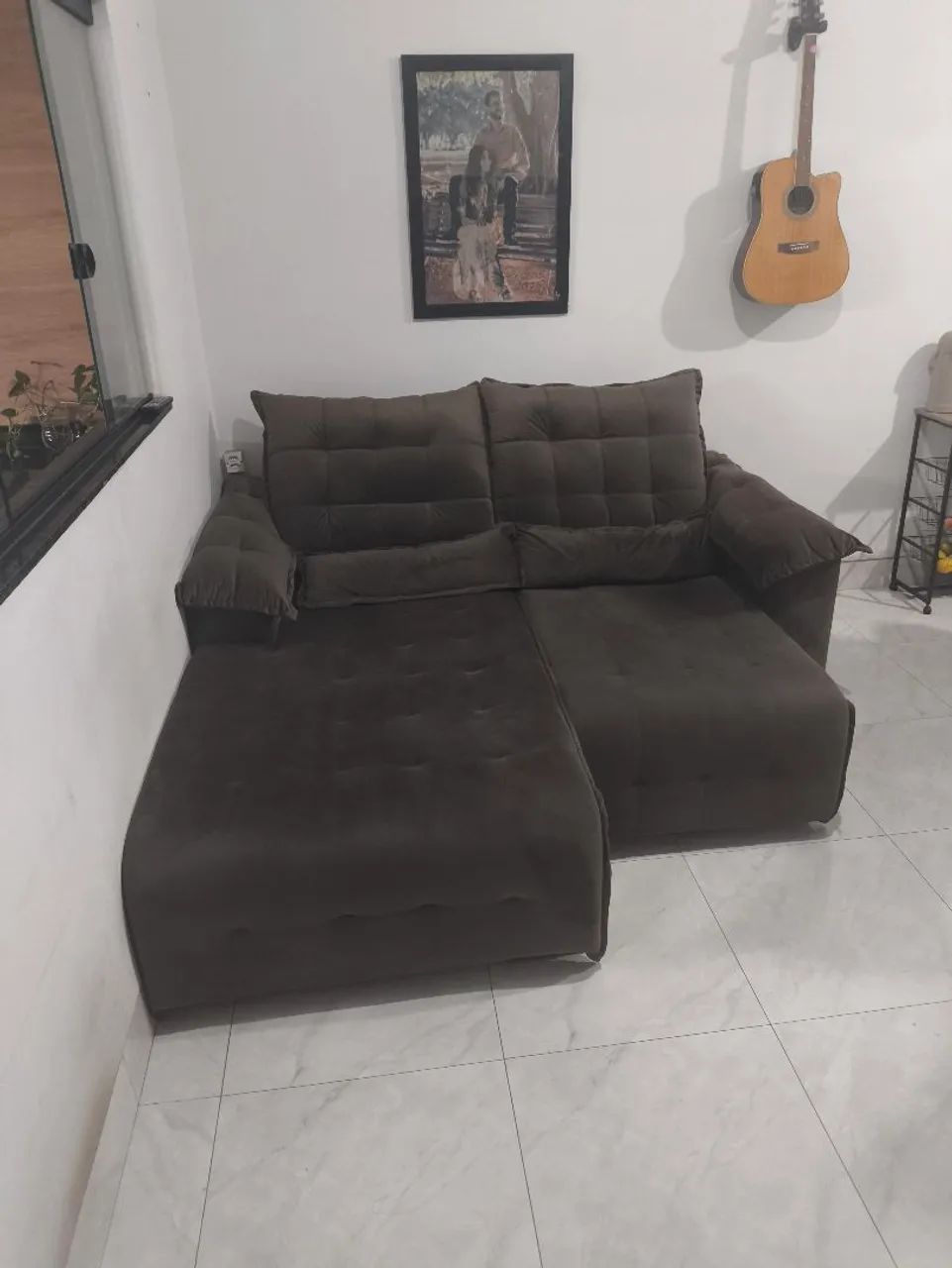 Sofá / sofa-cama retrátil de um lado - Foto 5