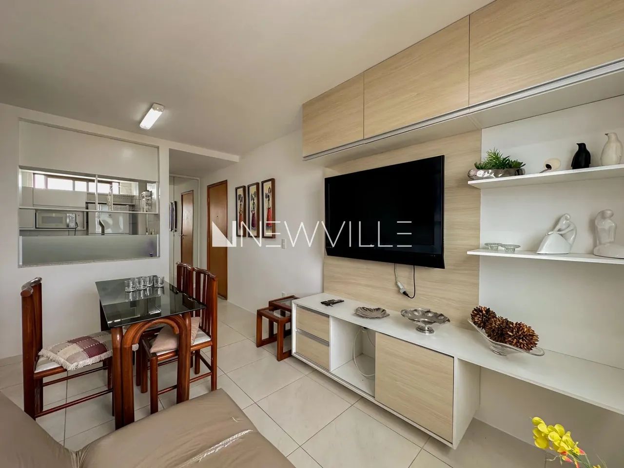 Apartamento de 1 quarto mobiliado para locação em Boa Viagem - Foto 5