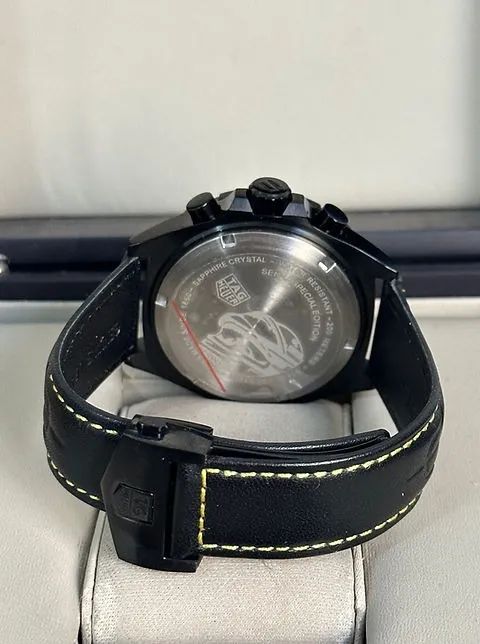 Relógio TAG HEUER SENNA MULTIFUNCIONAL PULSEIRA DE COURO  - Foto 5