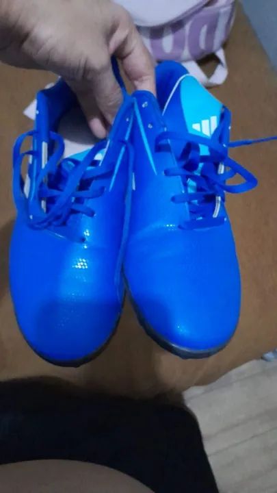 Tênis Adidas Azul - Tamanho 41/42 - Foto 3