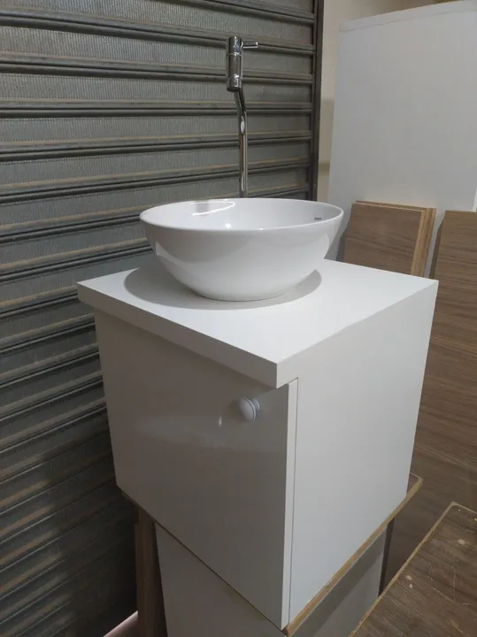 Balcão pia p/banheiro em MDF