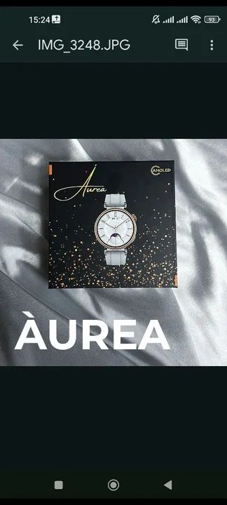 Smartwatch dourado a prova dágua  - Foto 2