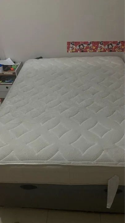 Cama Box casal (colchão + box baú) - Foto 2
