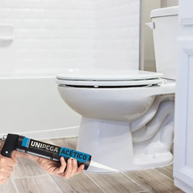 12 Silicone Acético Multiuso Adesivo Selante 250ml 240g Incolor - (UNIPEGA-Ref. 0509.0349) - Foto 4