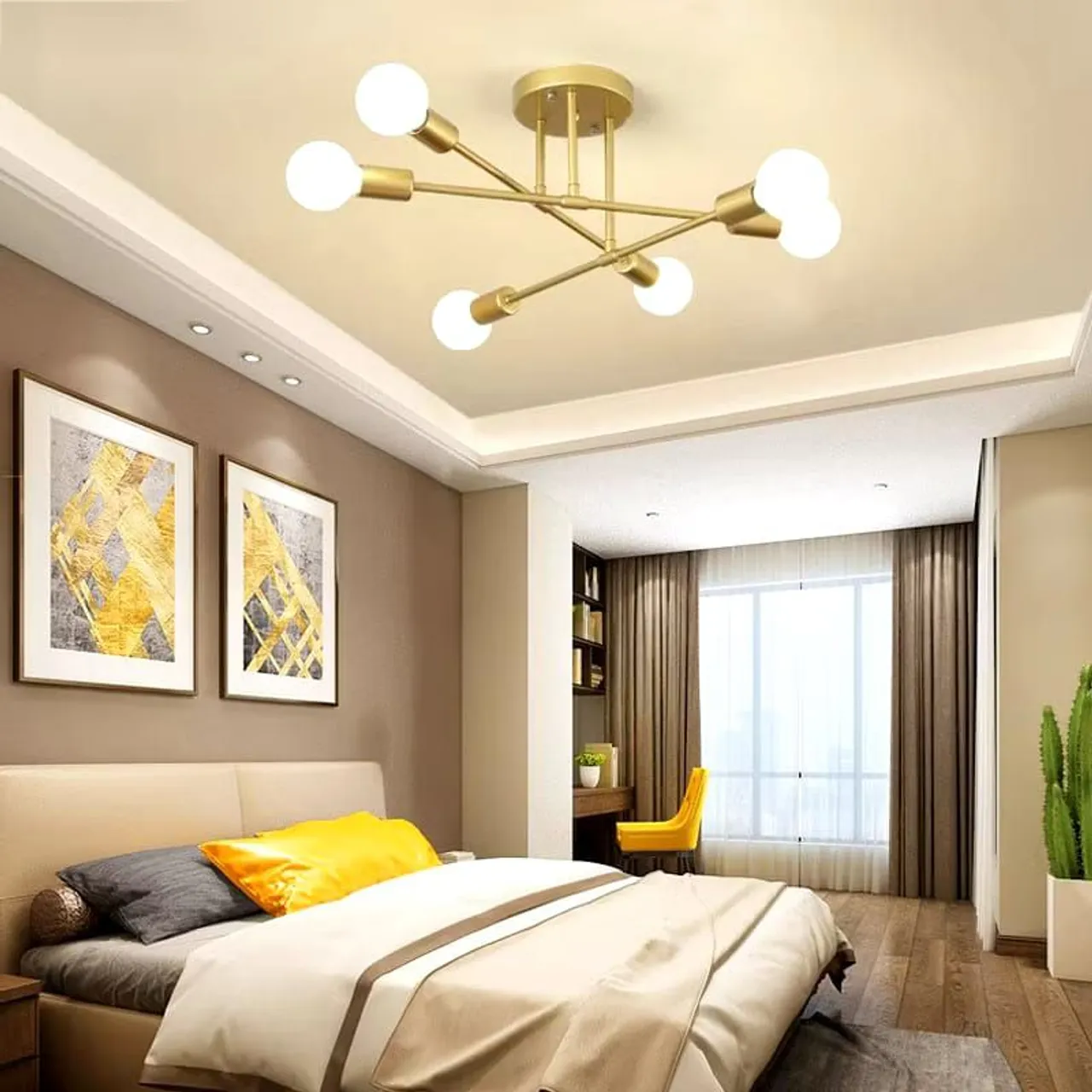 Lustre Moderno para Quarto