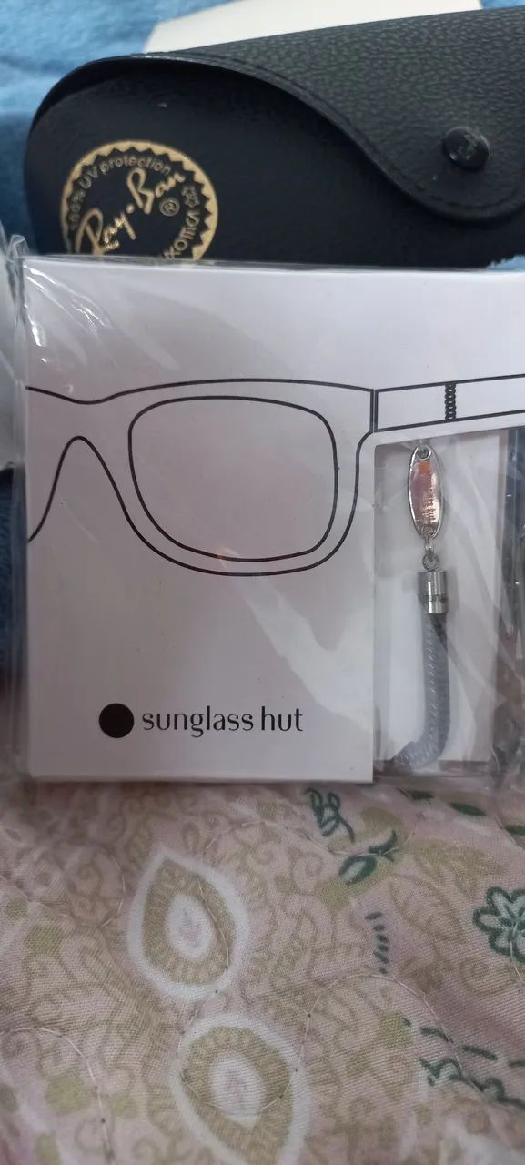 Óculos de Sol Ray-Ban Aviator Rosa - Foto 5