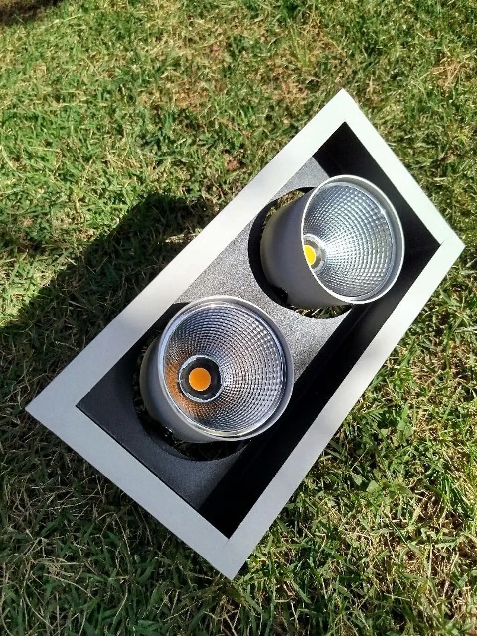 Vendo 10 unidades - Spot LED Embutir Duplo 2x27w 3000k - Iluminação Moderna e Eficiente - Foto 5