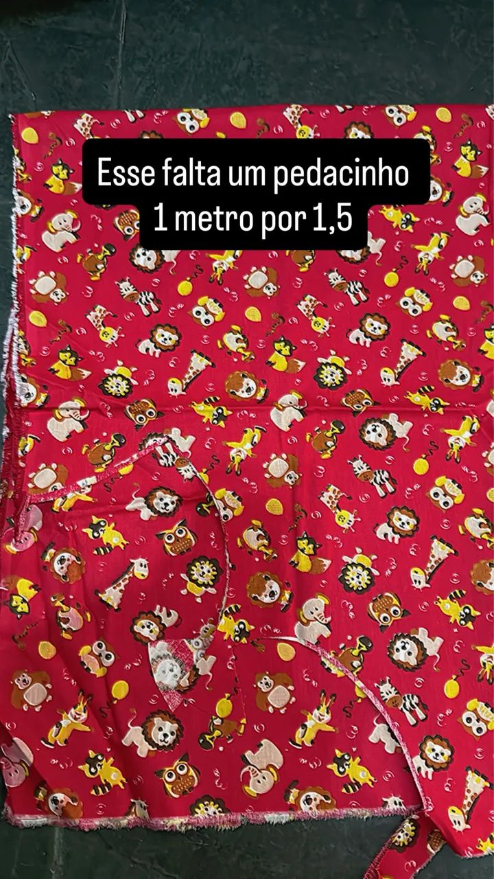 Lote de tecido, estampa infantil  - Foto 2