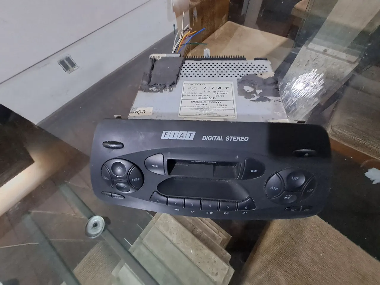 Rádio Fiat Digital Stereo toca fitas original Marea/Brava