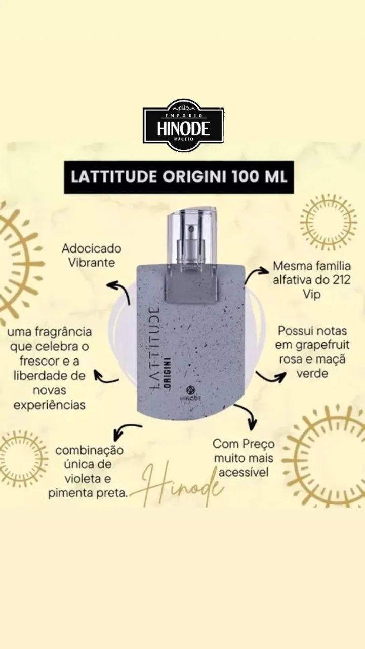 Perfume Lattitude Origini 100ml - Lacrado - Foto 2